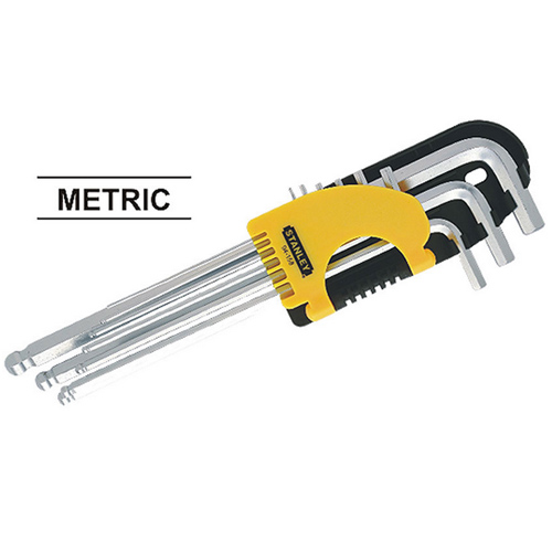 9PC Metric Ball End Hex Key Set-Extra Long